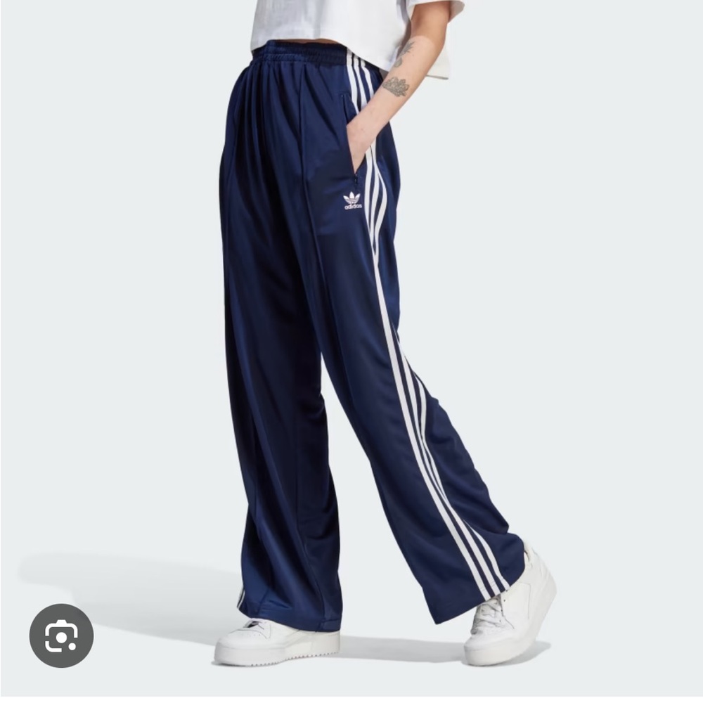 Navy Adidas Firebird Loose Track Pants NWT
